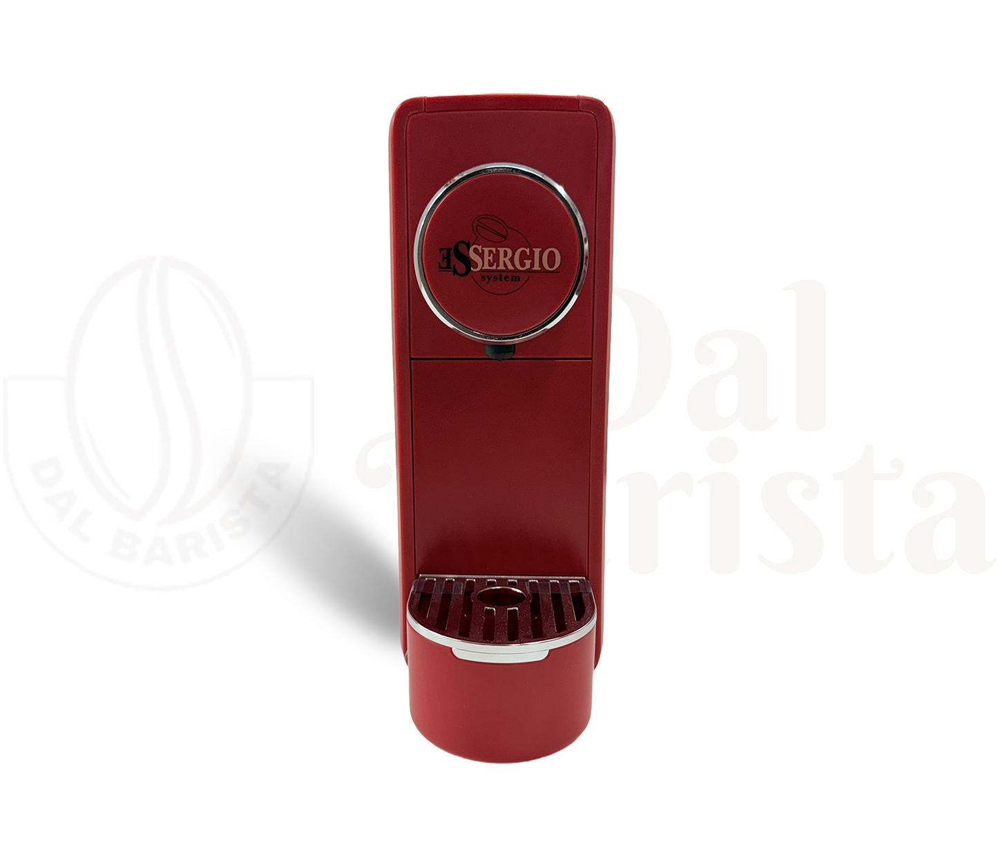 Essergio Kaffeemaschine Rot - Silber | Kompatibel mit Essergio-System