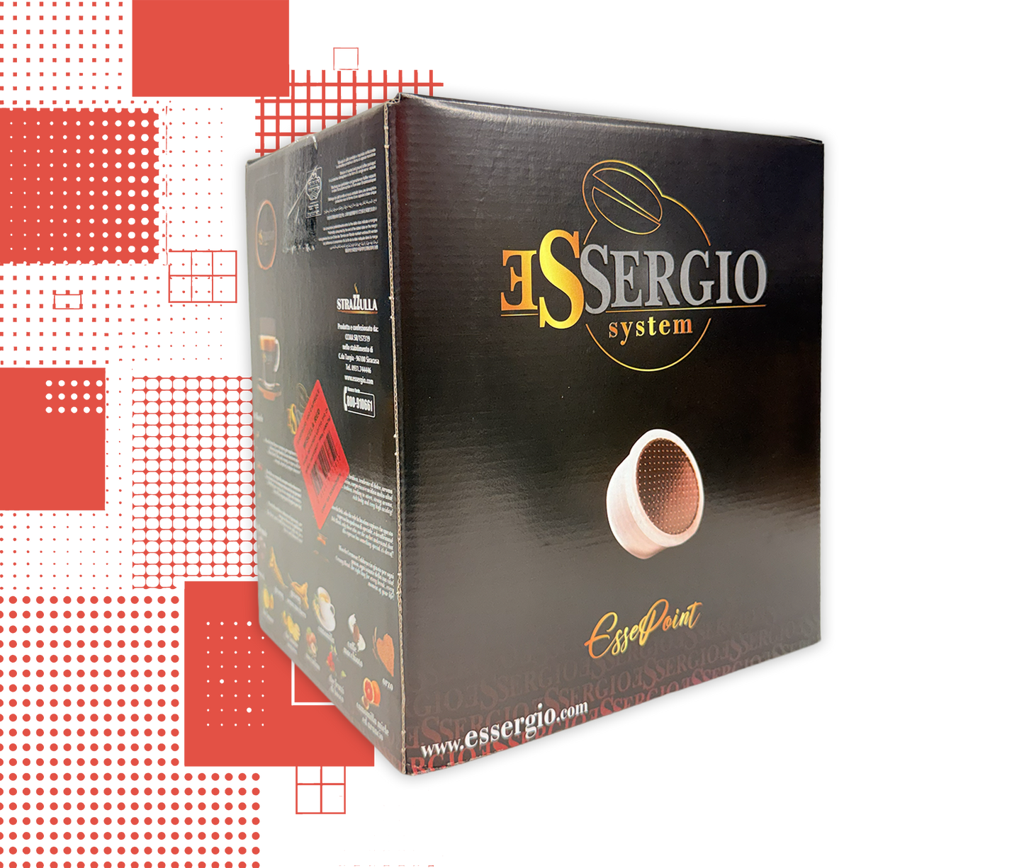Essergio | 100 Capsule Miscela Rossa Essergio-System