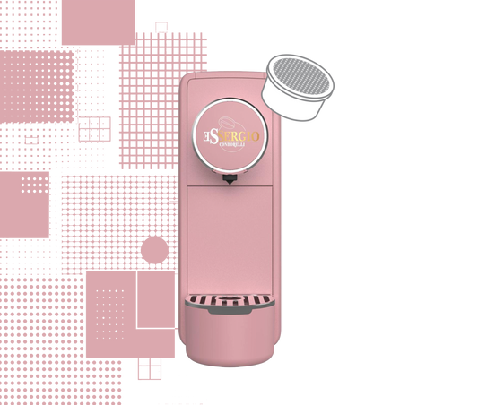 Essergio Condorelli Kaffeemaschine kompatibel mit Essergio-System – Rose