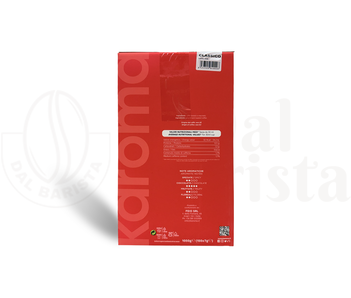 Karoma | 150 Pads Espresso Classico