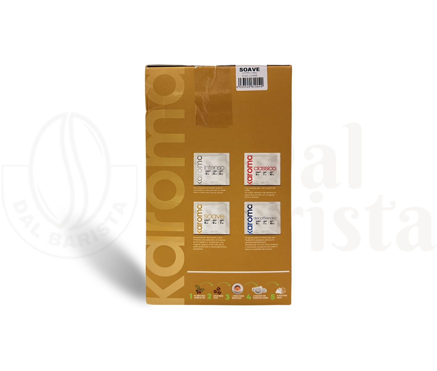 Karoma | 150 Pads Espresso Soave