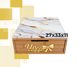 Dal Barista | Holzschublade  – Bamboo eff. marmo gold fiocco