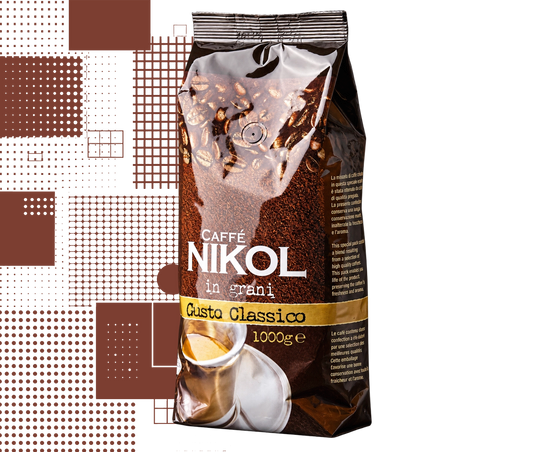 Caffè Nikol Gusto Classico – 1000 g Kaffeebohnen