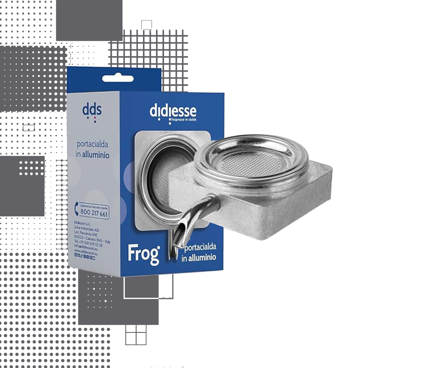 Dal Barista | Porta cialda alluminium pads-halter