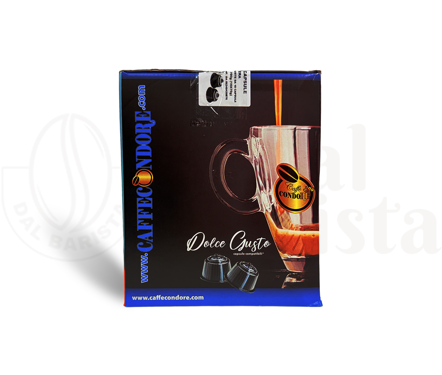 Strazzulla | 100 Kapseln Mischung Schwarz Nescasfè Dolce Gusto