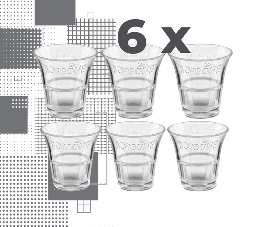 Dal | Caffe Borbone bicchiere espresso 6 pezzi