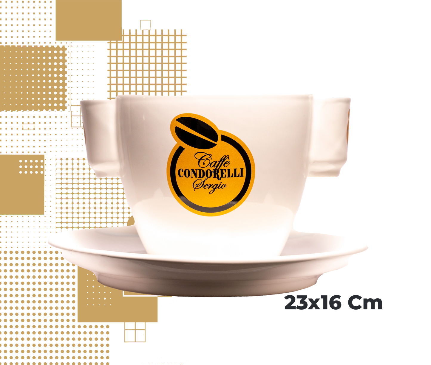 Dal Barista | Tazzone Grande in Ceramica Porta Cialde e Capsule Caffè | Große Keramik-Tasse – Kapselhalter & Deko-Becher 1