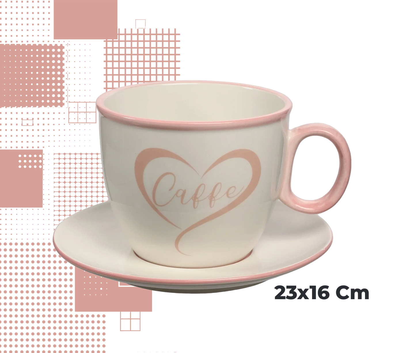 Dal Barista | Tazzone Grande in Ceramica Porta Cialde e Capsule Caffè | Große Keramik-Tasse – Kapselhalter & Deko-Becher 5