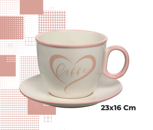 Dal Barista | Tazzone Grande in Ceramica Porta Cialde e Capsule Caffè | Große Keramik-Tasse – Kapselhalter & Deko-Becher 5