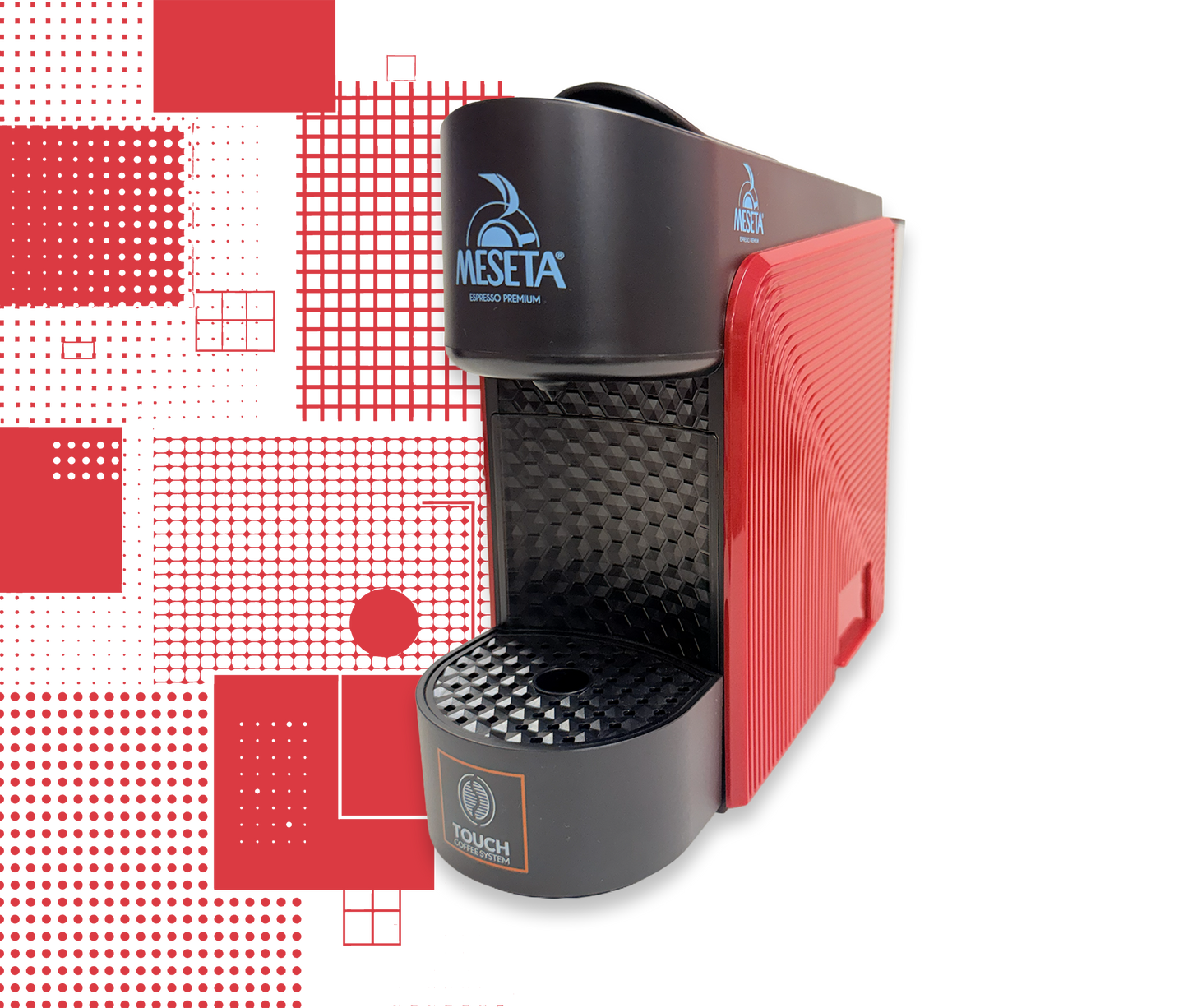 Touch Macchina a Capsule Rossa | Compatibile Lav. A Modo Mio®
