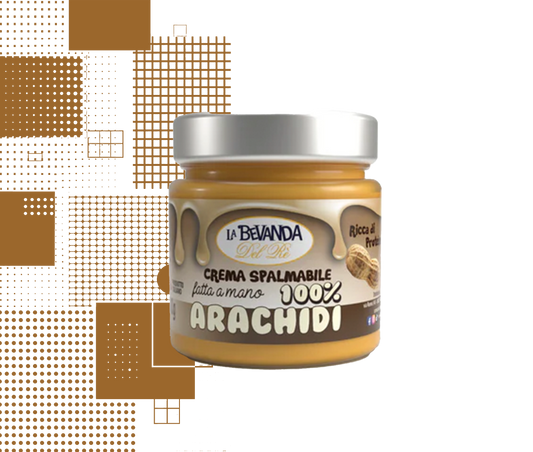 La Bevanda del Re | Crema B.Del Rè VASETTO 200 Gr ARACHIDI 100%