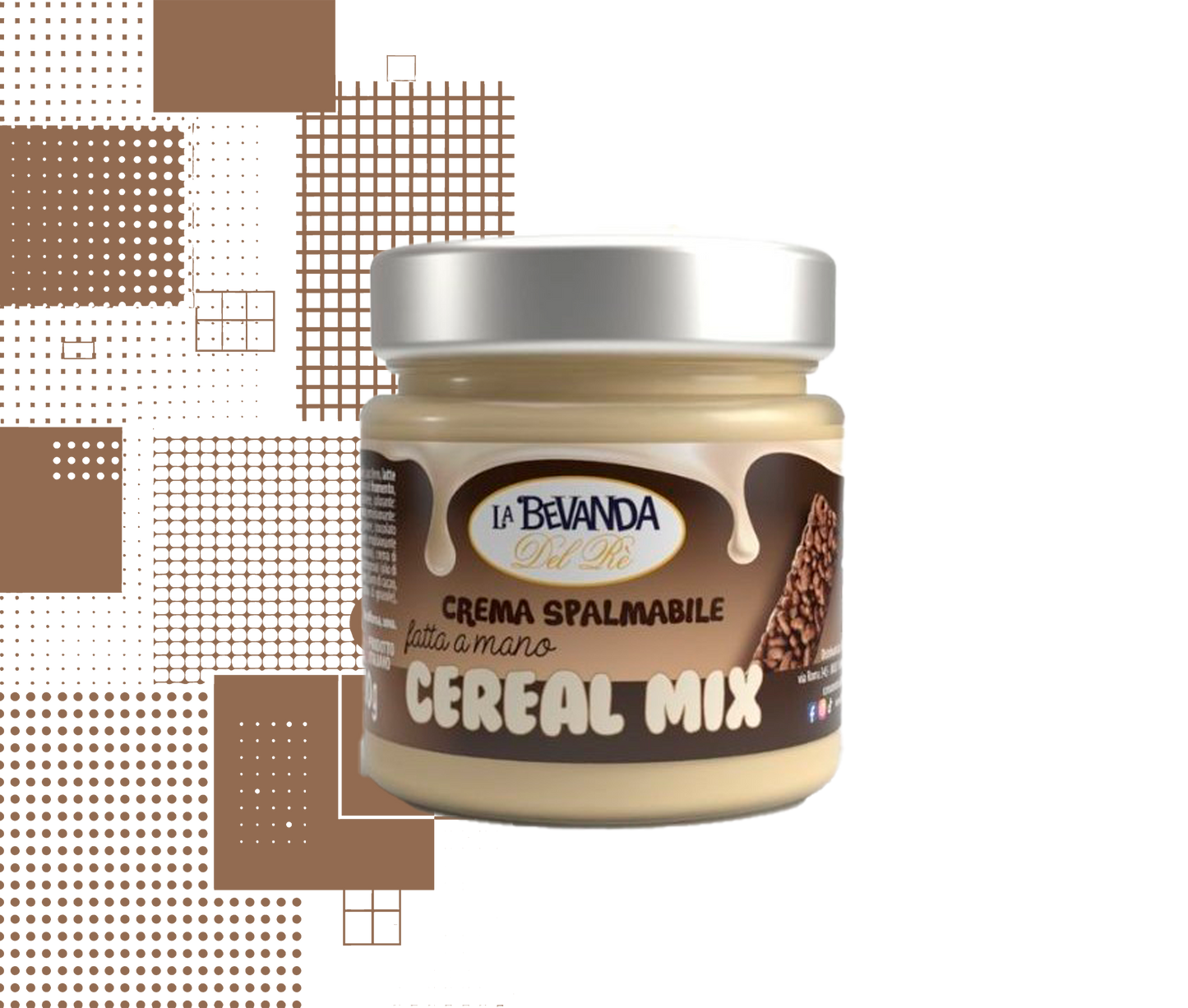 La Bevanda del Re | Crema B.Del Rè VASETTO 200 Gr CEREAL MIX