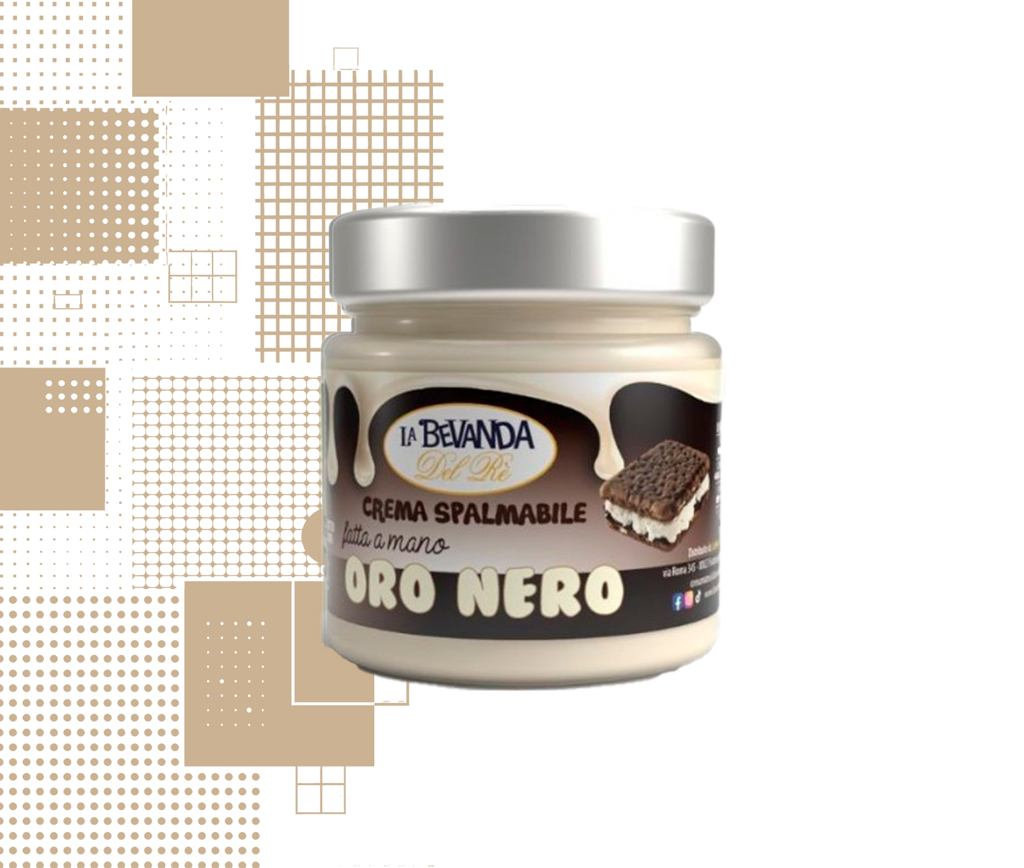 La Bevanda del Re | Crema B.Del Rè VASETTO 200 Gr ORO NERO