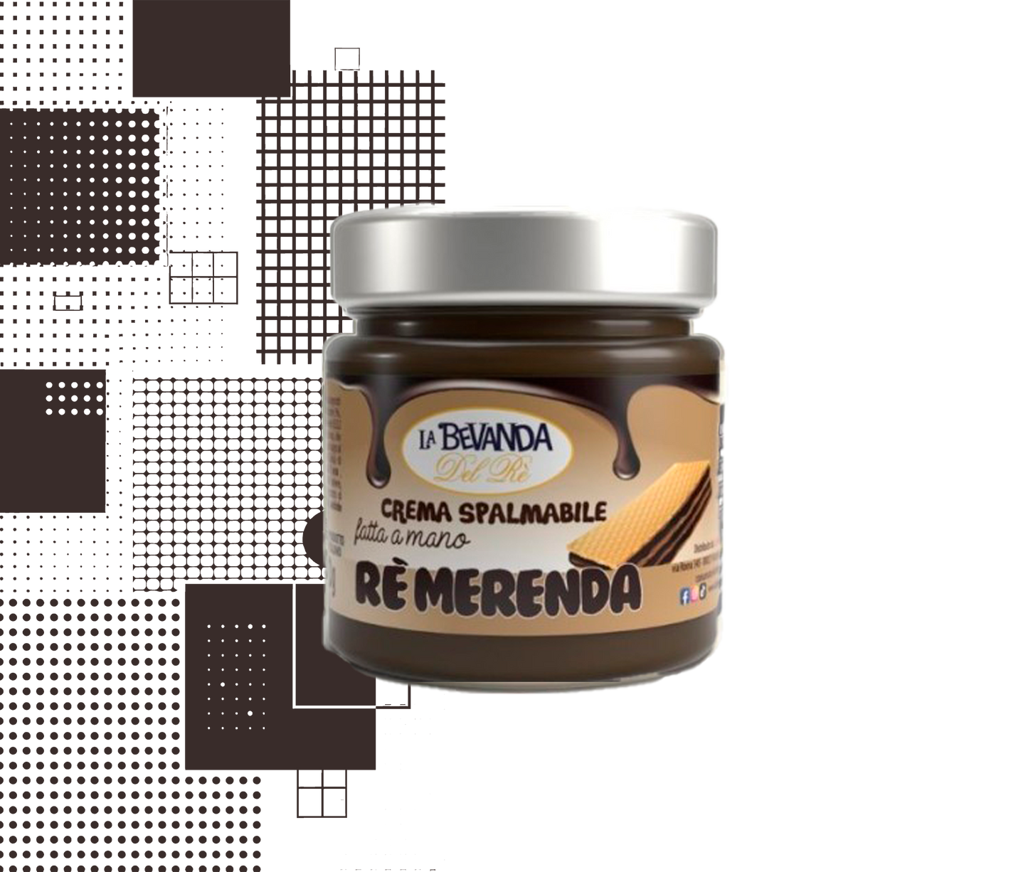 La Bevanda del Re | Crema B.Del Rè VASETTO 200 Gr RÈ MERENDA