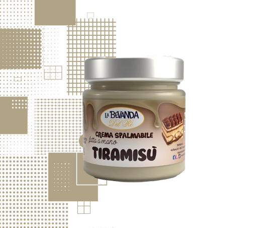 La Bevanda del Re | Crema B.Del Rè VASETTO 200 Gr TIRAMISÙ