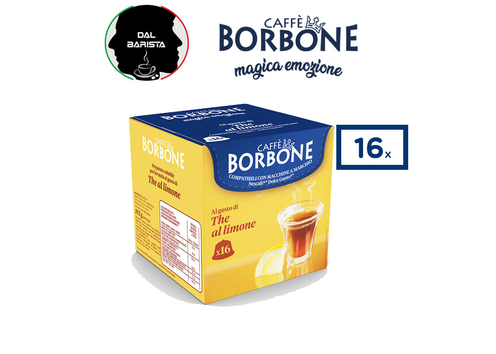 16 Capsule Borbone Compatibili con macchine da caffè Nescafè®* Dolce Gusto®*  al gusto DI THE AL LIMONE – Dal Barista