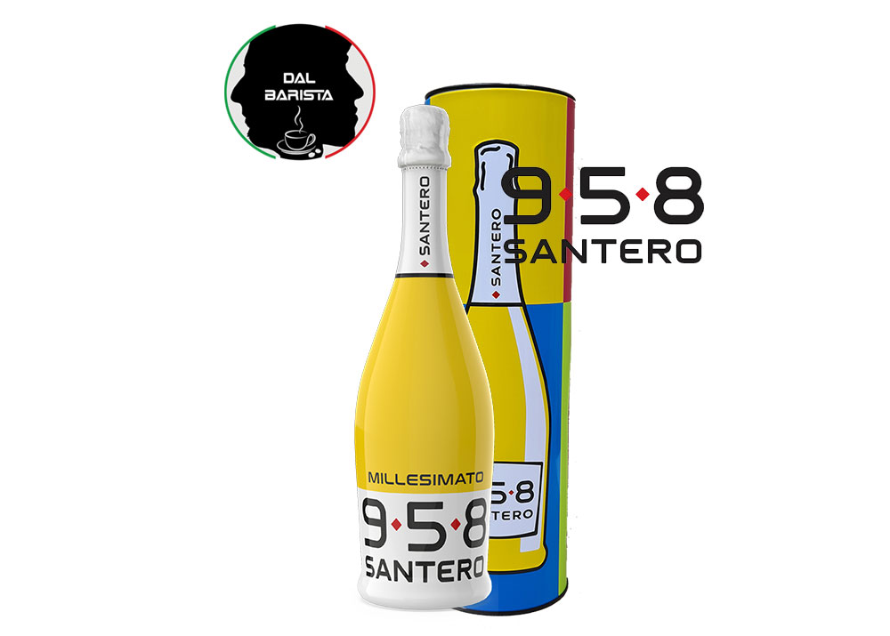 Santero 958 Pop Art Extradry + Bicchieri Gialli