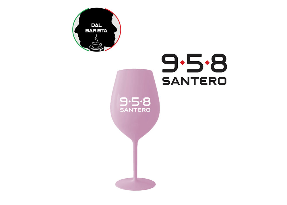 Bicchiere Santero 958 Rosa a forma di calice – Dal Barista